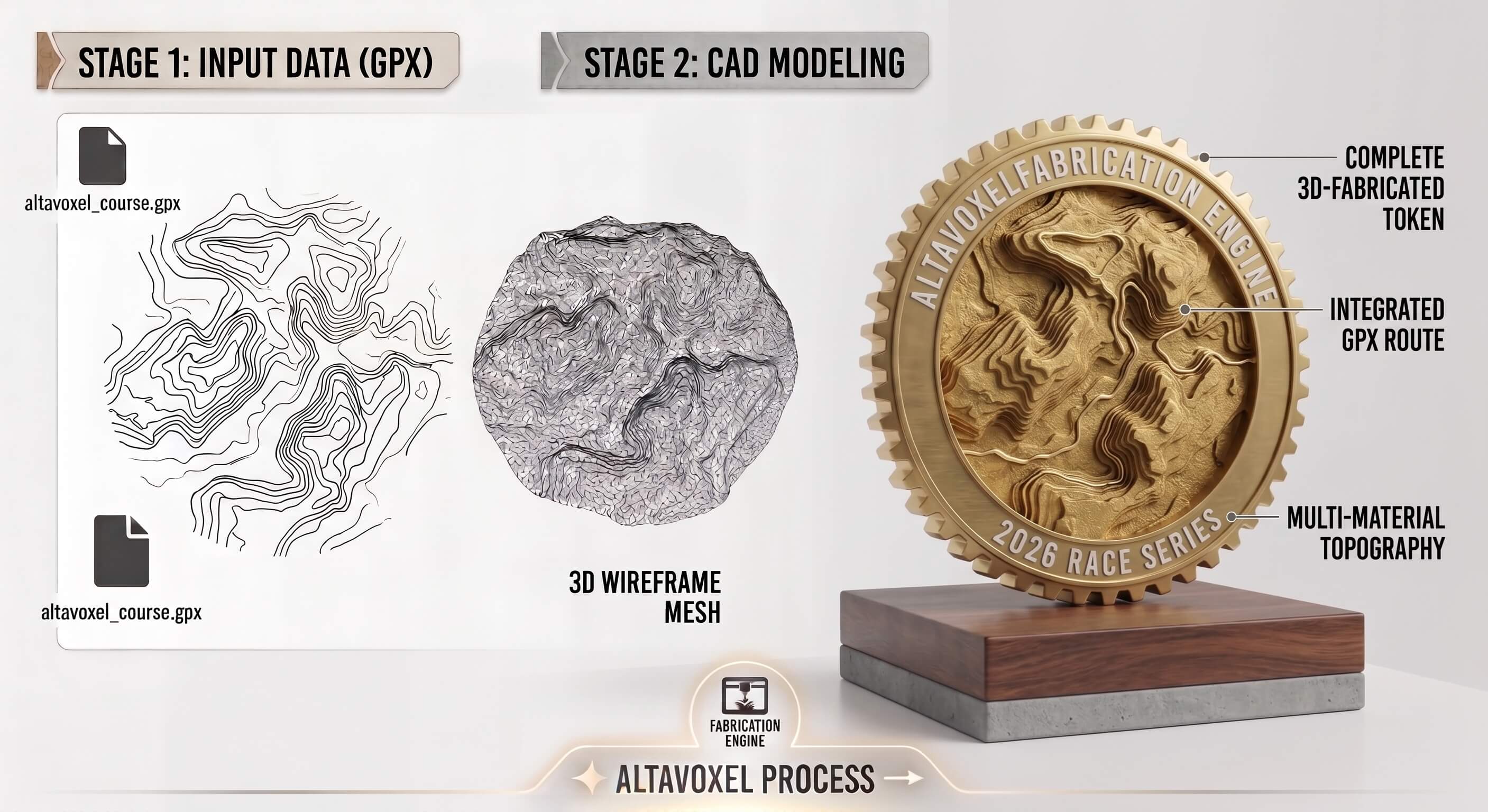 GPX to 3D CAD Process
